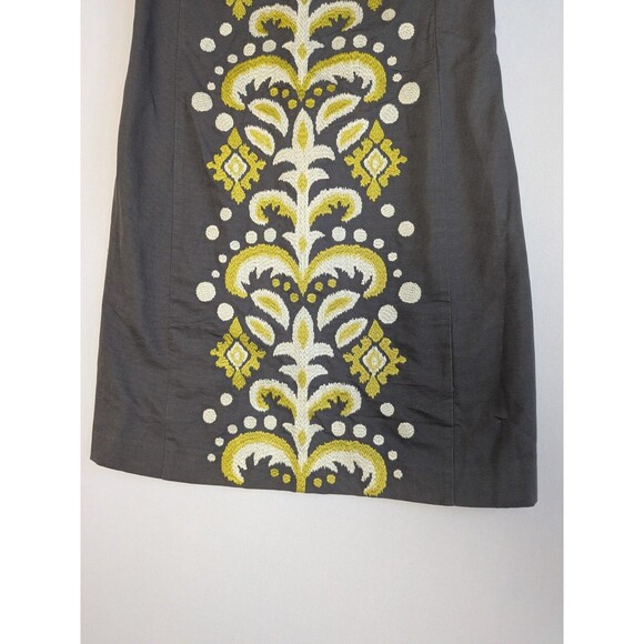 Anthropologie Embroidered Fountain Shift Dress by Tabitha Women's Sz 4 *Read - Picture 2 of 16